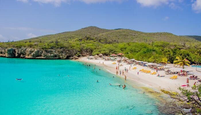 Grote Knip, strand in Curacao